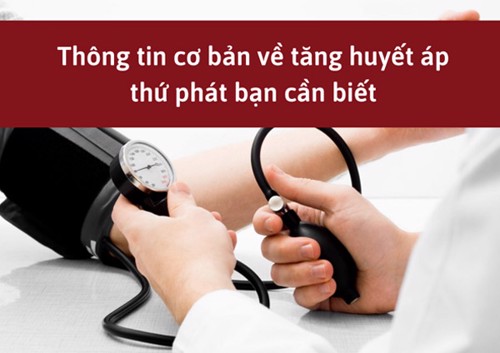 Những thông tin cơ bản về tăng huyết áp thứ phát bạn cần biết